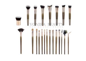 Wholesale Professional Modern Romance Collection Makeup Brushes With Dual Tone Synthetic Bristles from china suppliers