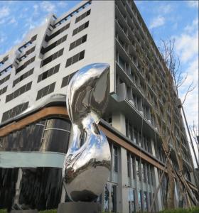 Wholesale High Polished Outside Garden Statues Stainless Steel 2.8 Meter Total Length from china suppliers
