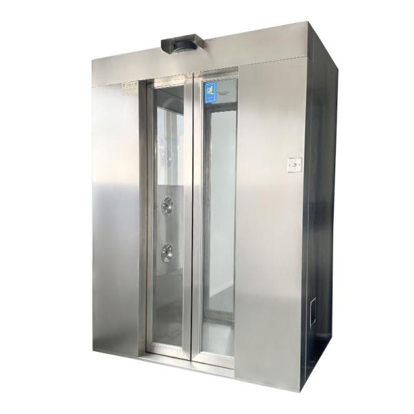 Recessed Auto Sliding Door Air Shower | 1600x1000x2100mm Compact Design | 201