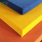 Tasteless Fabric Wrapped Acoustic Ceiling Panels Soundproof Flameproof
