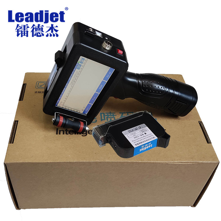 S500 3.7KG Batch Coding Machines , 12.7mm TIJ Handheld Batch Code Printer