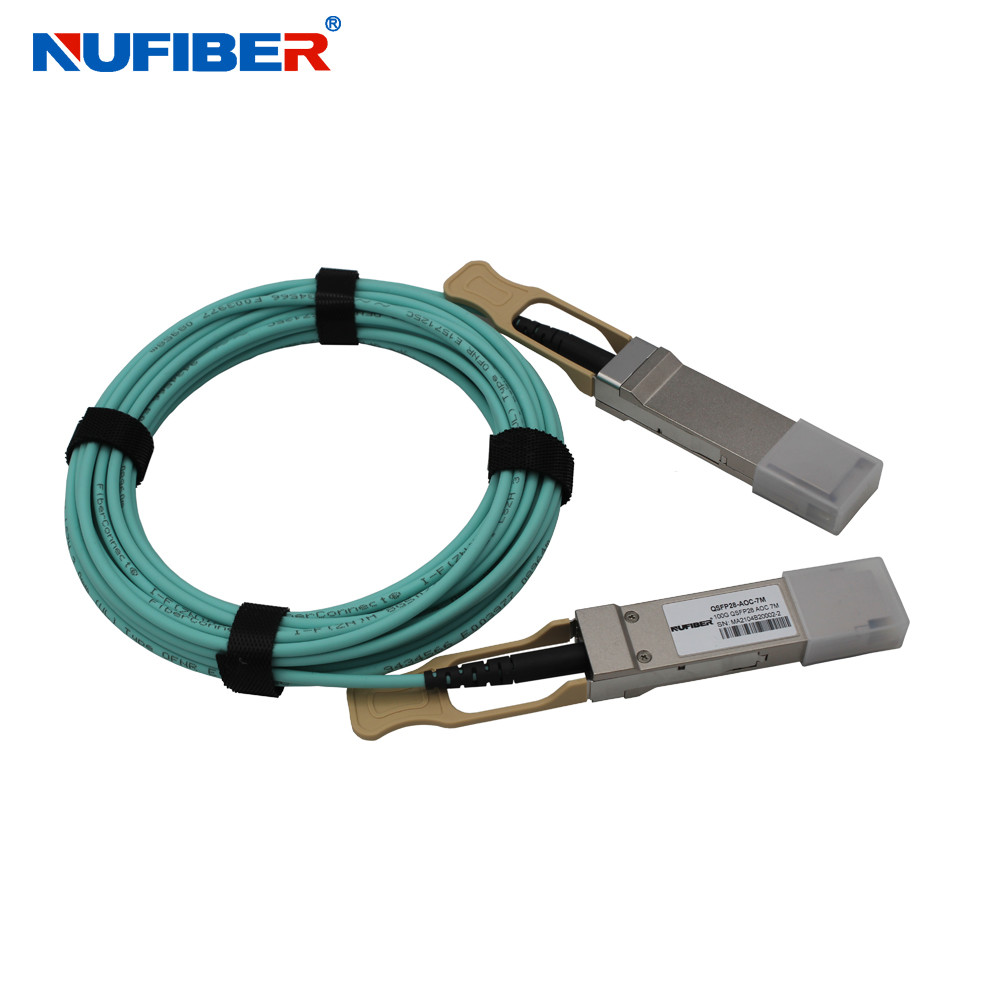 1m 2m QSFP28 to QSFP28 Active Optic Cable AOC 10m 20m Transceiver 100Gbase