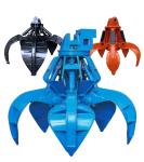 Hydraulic Rock Grabs For Excavators Four Fingers CE Approval