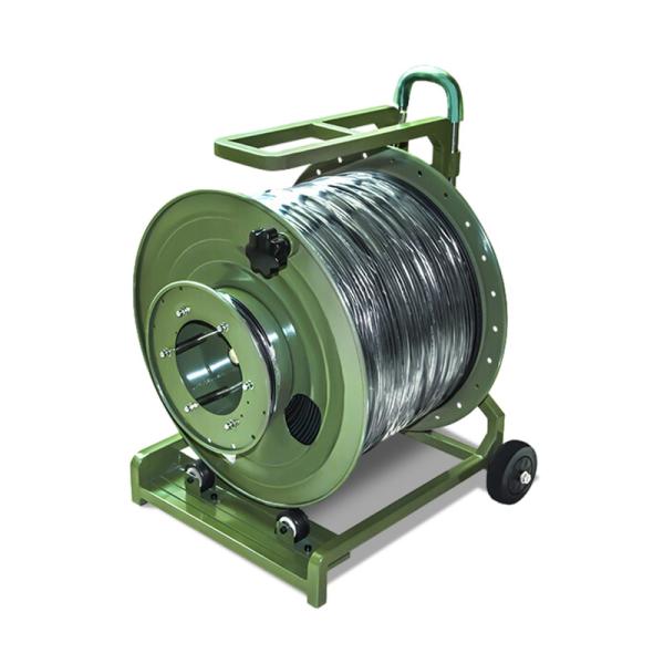Custom Tactical Fiber Optic Cable TPU Spiral Tac Fiber Armored Tube For FTTx