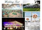 Waterproof PVC Fabric 35m Outdoor Clear Wedding Tent