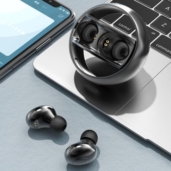 Star Ring Wireless Bluetooth Headset TWS Earphones Earbuds Bass In Ear With Mic
