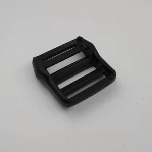 Wholesale ODM 2.6mm Thick Plastic Slide Buckle Black 20mm Webbing Buckle from china suppliers