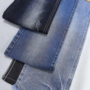 Wholesale Cotton Spandex dark blue denim fabric 8.7oz from china suppliers