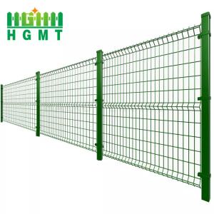 Wholesale ECO Friendly PVC Coated 3D Curved Welded Wire Mesh Fence RAL6007 Color from china suppliers