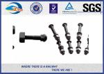 Carbon Steel bolts and nuts , Black Oxide Railroad Bolt For Fish Plate