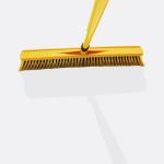 Long Steel Handle Outdoor Indoor Broom Bathroom Tile Floor