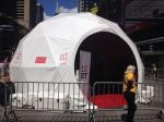 Fire Ratardant Steel Hexagonal Geodesic Dome Shelter Tent 20 Diameter