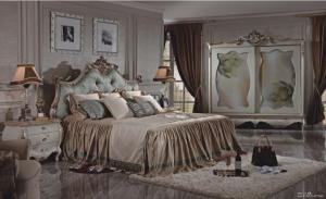 Wholesale White Classic French Furniture Sliding Door Wardrobe Solid Wood Hand Made Caved Rose from china suppliers