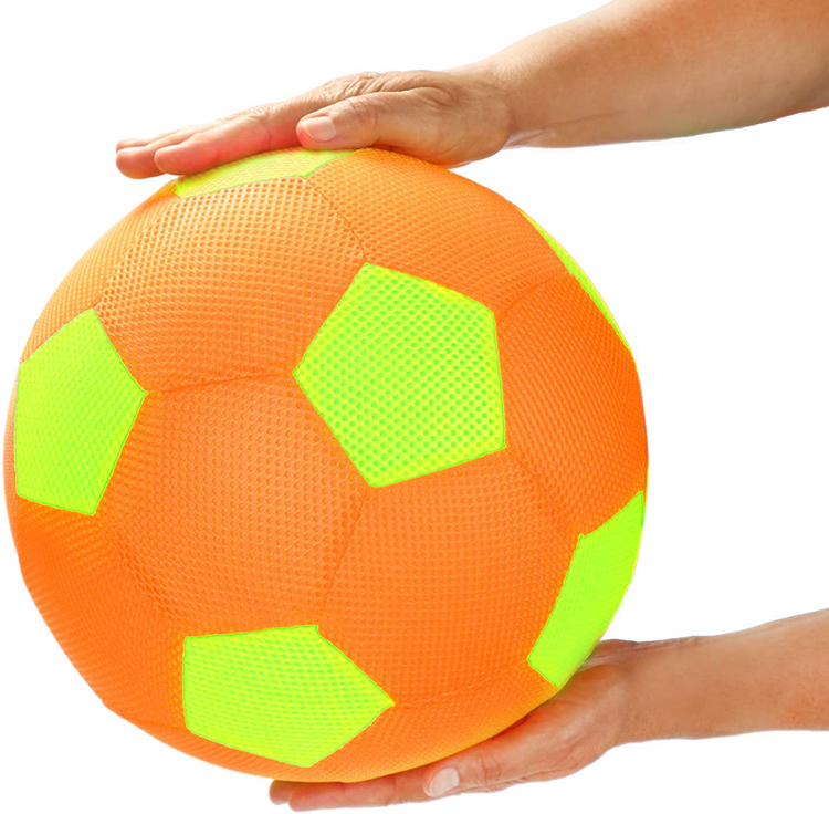 Colorful Soft Cloth Toy Ball for Kids Mesh Fabric Football OEM ODM