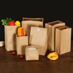Offset Printing Laminated Stand Up Kraft Snack Sacks