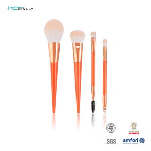 Wholesale Protable Dual Ended Makeup Brush Set Soft Bristles 4pcs Makeup Brush from china suppliers