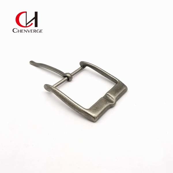Matte Anti Nickel Pin Belt Buckles Square Shape Rustproof 25.5g