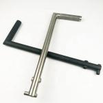 Universal Car Fitment 1" Raised Rail Titanium Sprint Car Brake Pedal Lever for