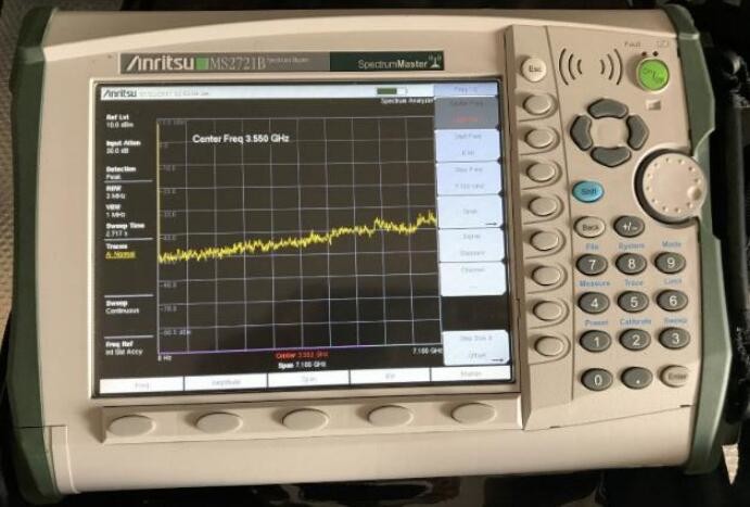 Anritsu MS2721B Portable Handheld Spectrum Analyzer 9kHz to 7.1GHz option 20