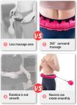 ABS Pink Hula Hoop Ring For Adults Weighted Digital Sport Yoga Fitness Ring
