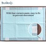 Purepera Women's Hospital Maternity Bed Pads with Anti-Leak 3D Leak Prevention