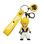 OEM Cartoon 3D Kawaii Sun Wukong Anime Character Keychain 3D Cartoon Pvc