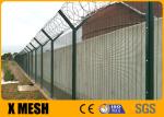 Assembled Corrosion Resistance Anti Climb Prison Fence Hot Galvanized High