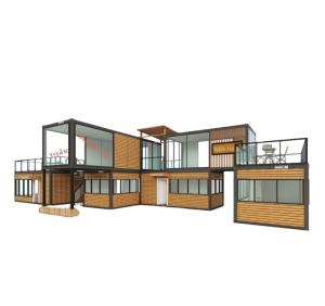 Wholesale 20ft/40ft Customized Color Combination Container Room for Sales Booth Coffee Shop Guard Room Office Bar from china suppliers