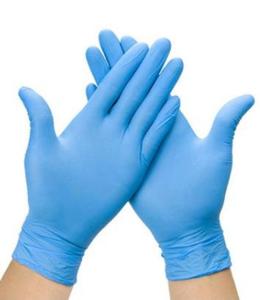 Wholesale Medium Size Blue Full Fingered Disposable Exam Gloves from china suppliers