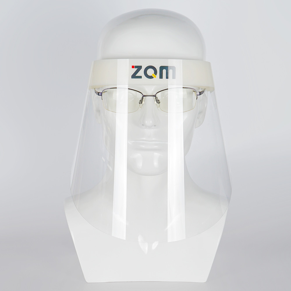 Dustproof Full Face Protection Clear Plastic Face Shield , Transparent Face Shield Custom Logo