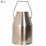 Heavy Duty 25L Stainless Steel Milking Bucket Pail Without Lid For Most Machines