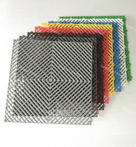 Wholesale Interlockable Polypropylene Garage Floor Tiles 400*400mm Garagetrac Flooring from china suppliers