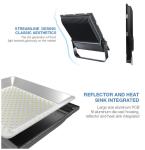 Compact Ip65 Smd Slim LED Flood Light Fixtures 5 Years Warranty Ac85~277v