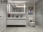 Stylish Modern Minimalist Wall-Mounted Vanity Cabinet Durable Stainless Steel