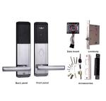 Card access control door lock for hotel doors