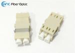 Duplex LC Fiber Optic Cable Adapter Blue Beige Green Aqua Violet Color