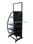 Commercial Metal Retail Store Displays Fixtures Floor Standing For Engine Oil