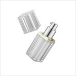 15ml Square PMMA Cosmetic Airless Bottle Double Wall Empty Airless Pump Bottle