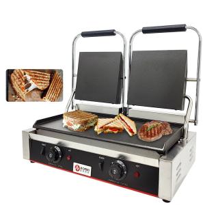 Wholesale Durable Electric Contact Grill for Sandwich Making on Table Top Stainless Steel Grills from china suppliers