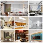 PVC Wood Grain Wall Board 8 Mm Bamboo Wood Fiber Wood Veneer Decoration Wall