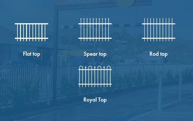 1.8m Tubular Steel Fence Corrosive Resistance For Playground