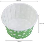 Chocolate Pastry Round Heat Resistant Non Stick Cake Cups