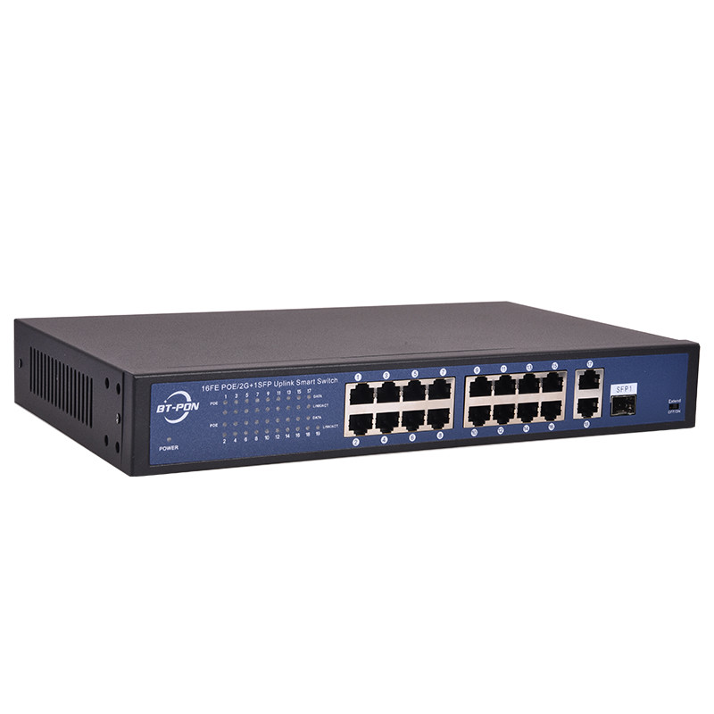 4/8/16/24ch Port 250m Ethernet Poe Network Switch