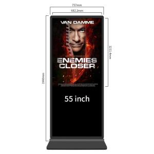 Wholesale Windows I3 Self Service Touch Screen Kiosks 49 Inch Advertising Media Player from china suppliers