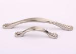 Brushed nickel classic Furniture Pull Handles zinc alloy wardrobe for bedroom