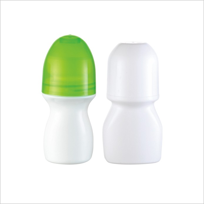 Round Empty Roll On Deodorant Containers Essential Oil PP Ball 40ml