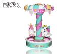 Coin-Operated Children's Amusement Equipment 3-Seater Led Light Music Mini