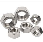 White Zinc Plated Hex Nuts For General Industry Imperial Measurement System