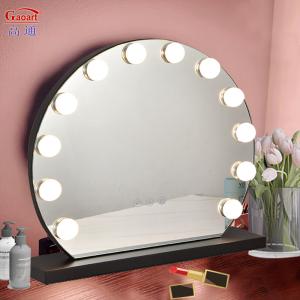 Wholesale Hollywood Black Hair Salon Makeup Vanity Lighted Fill Body LED Light Bulb Mirror from china suppliers