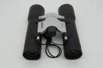 Black 12x32 Compact Folding Binoculars , Compact Sports Binoculars With Neck